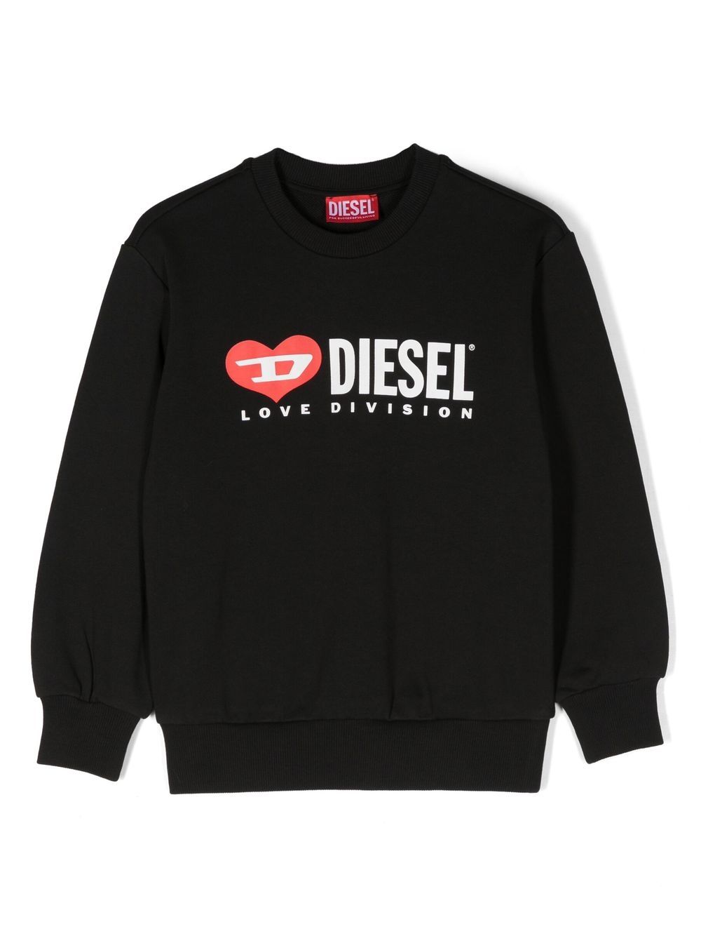 

Diesel Kids logo-print detail sweatshirt - Black