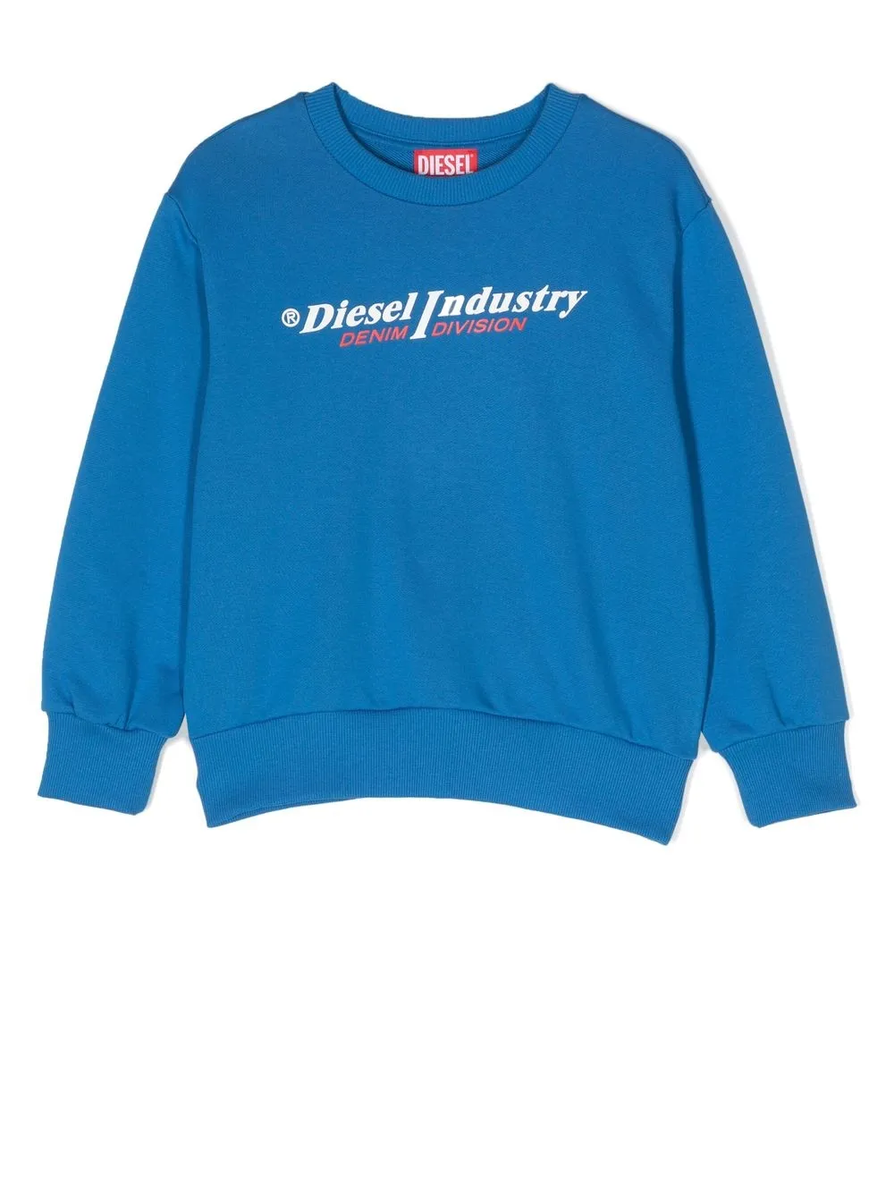 

Diesel Kids logo-print long-sleeve sweatshirt - Blue