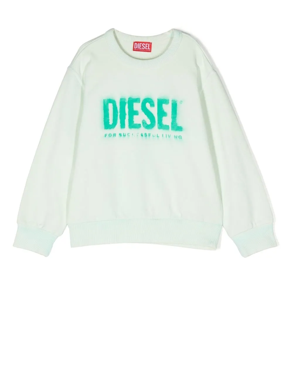 

Diesel Kids sudadera con logo estampado - Verde