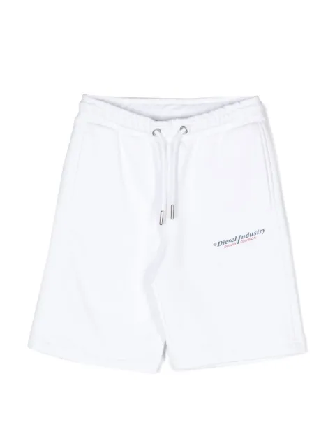 Diesel Kids logo-print track shorts