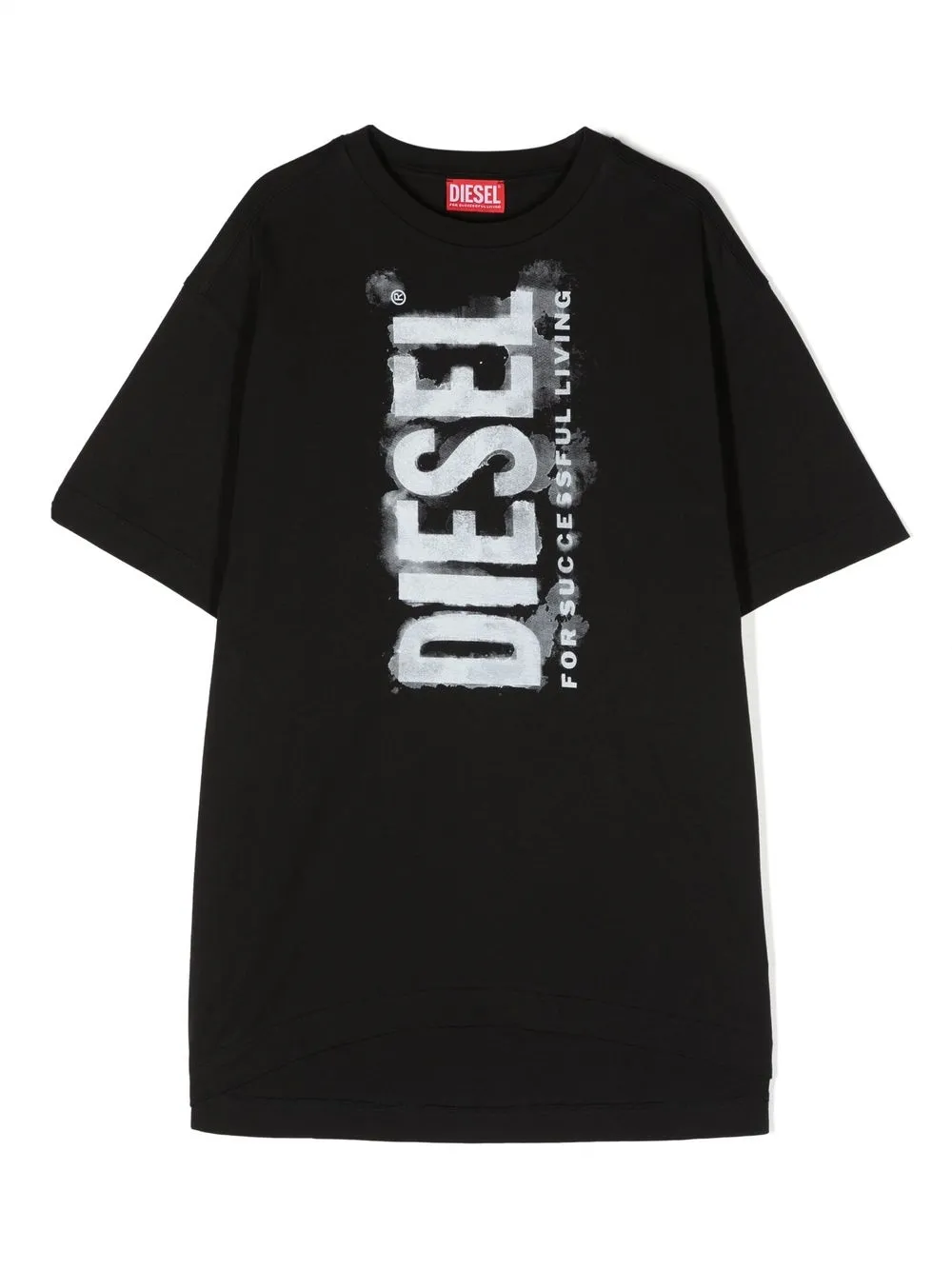 

Diesel Kids logo-print T-shirt dress - Negro