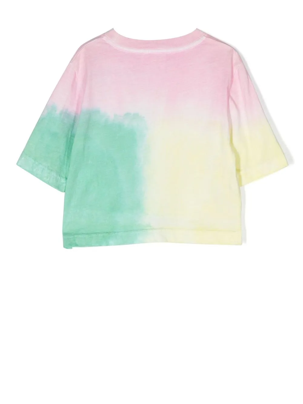 Diesel Kids T-shirt met tie-dye print - Roze