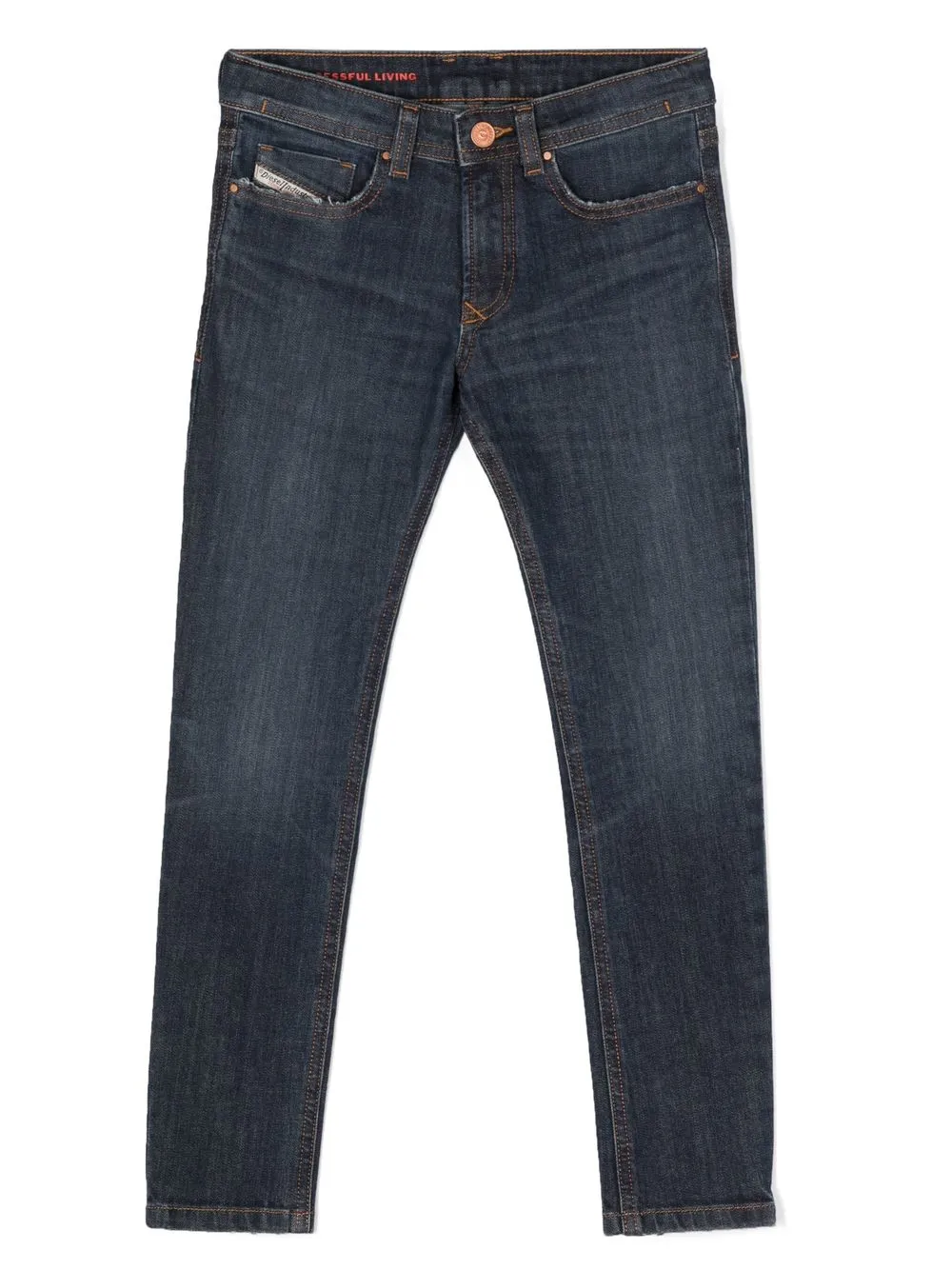 

Diesel Kids jeans rectos Sleenker 1979 - Azul