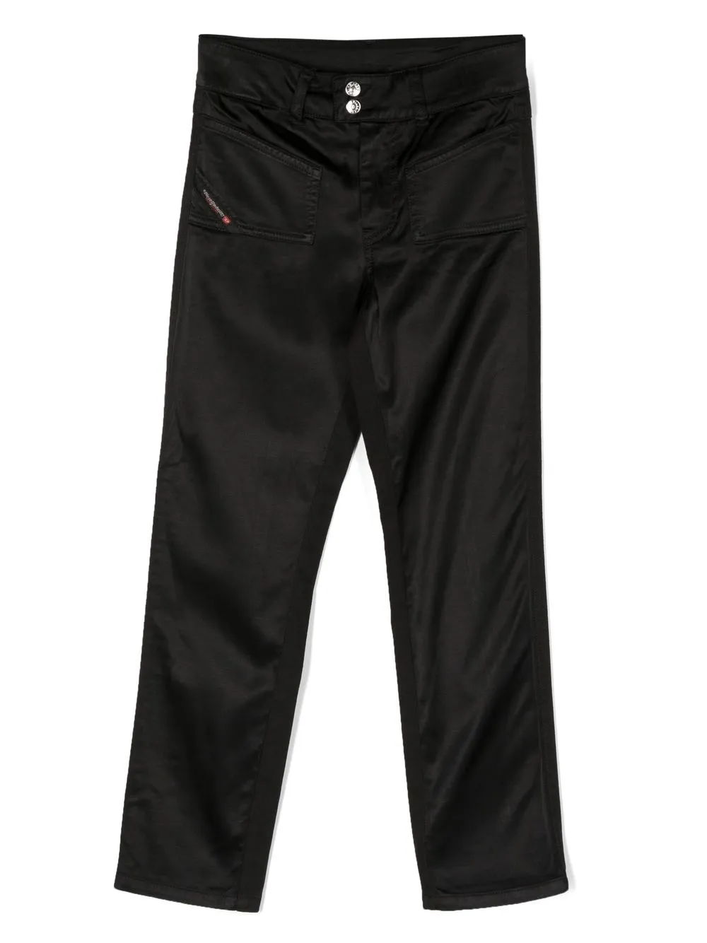 

Diesel Kids pantalones slim con bolsillos - Negro