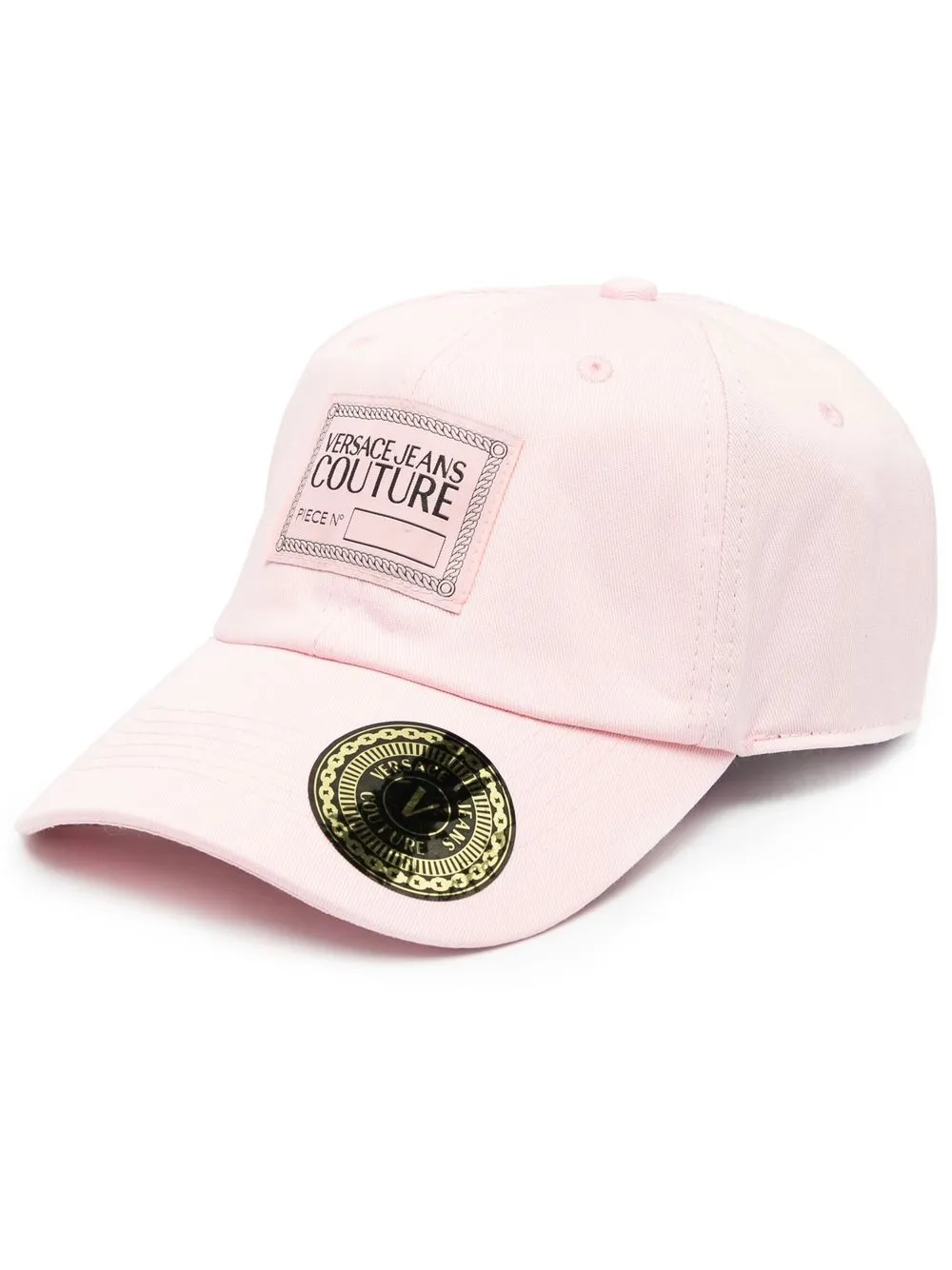 

Versace Jeans Couture logo-patch baseball cap - Pink
