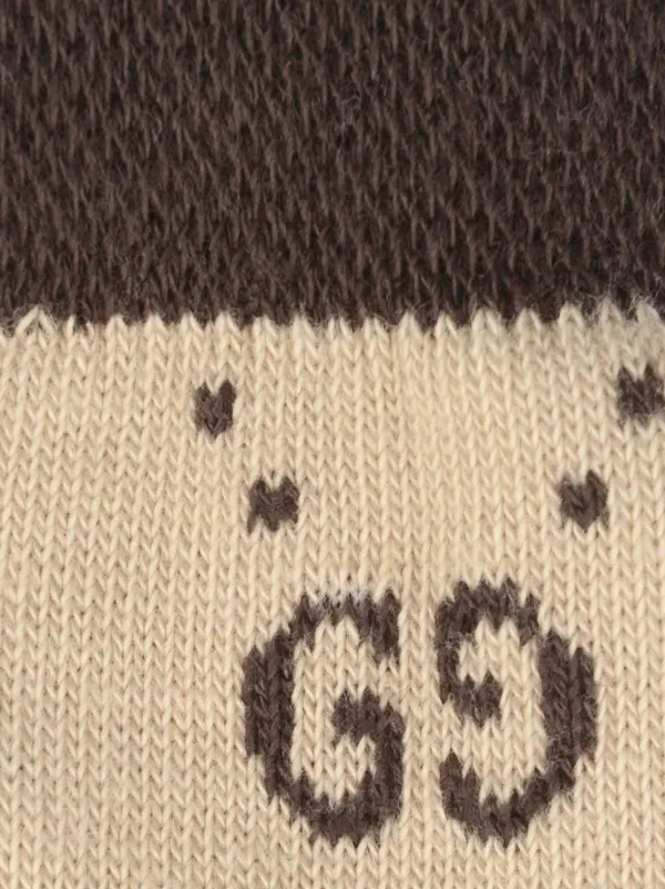 Gucci Kids GG Monogram Cotton Socks Brown FARFETCH NZ