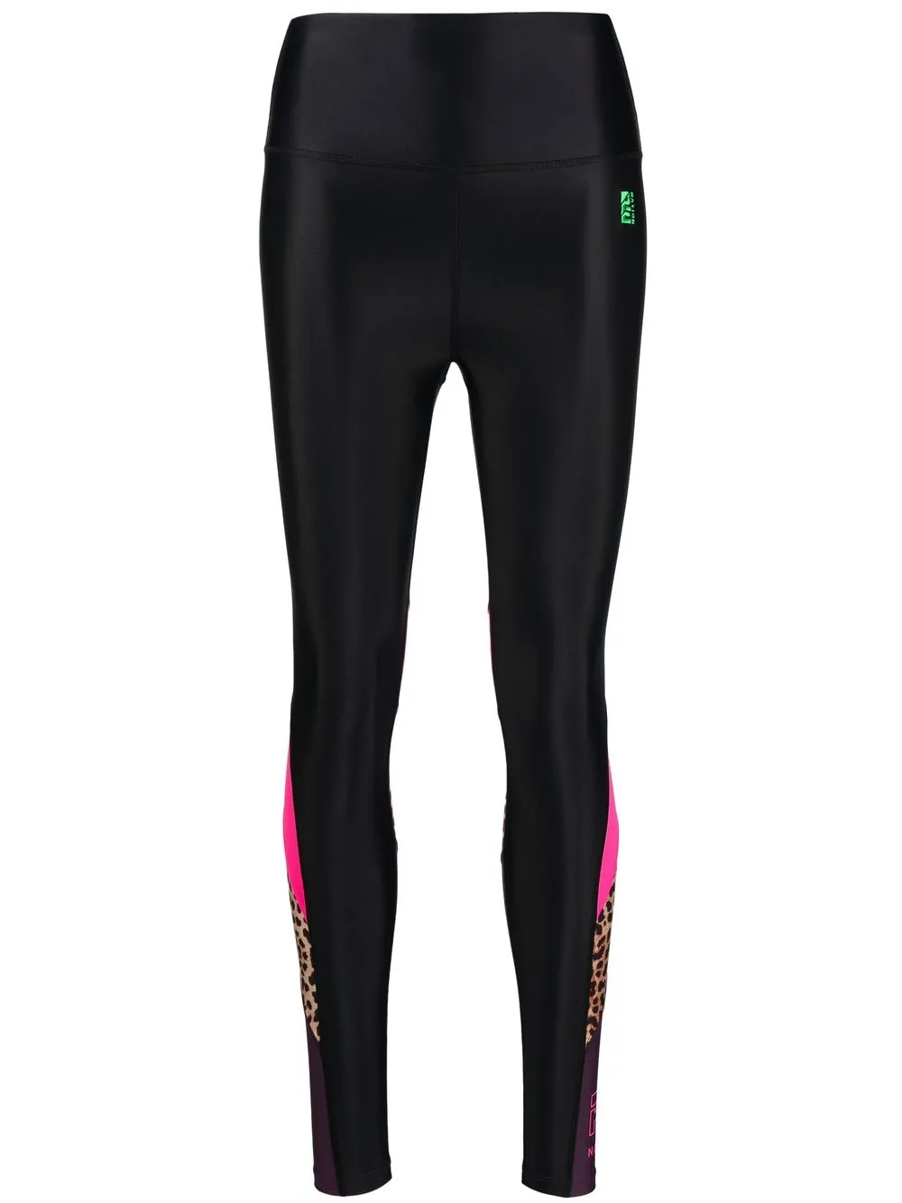 p.e nation legging del mar à design colour block - noir