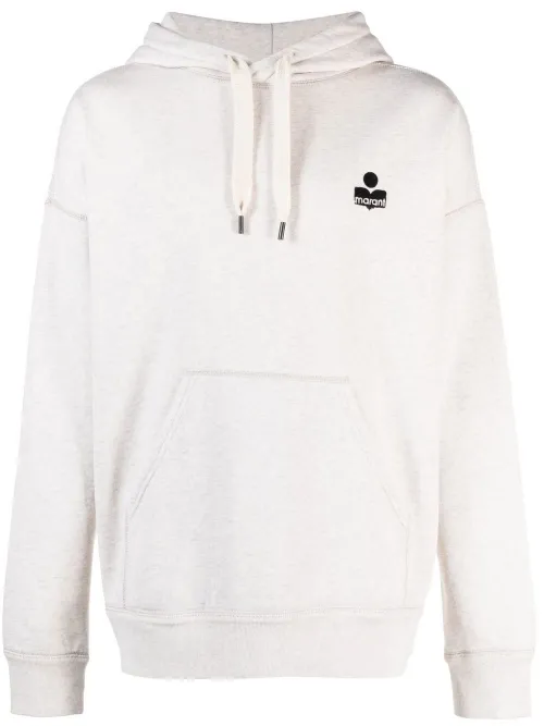 Hoodie Malek à logo brodé - MARANT - Modalova