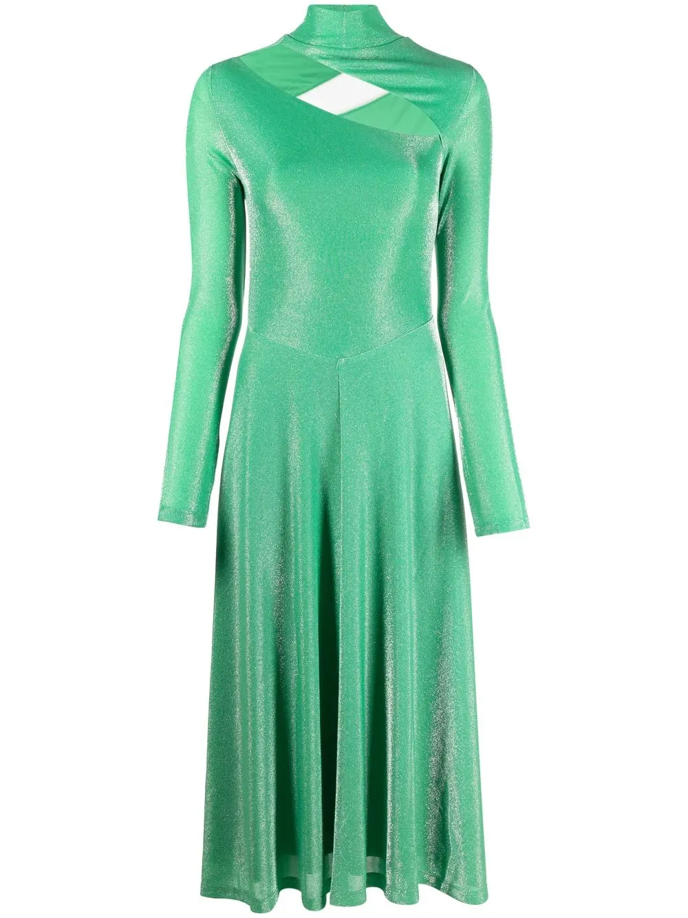 

ROTATE cut-out midi dress - Green