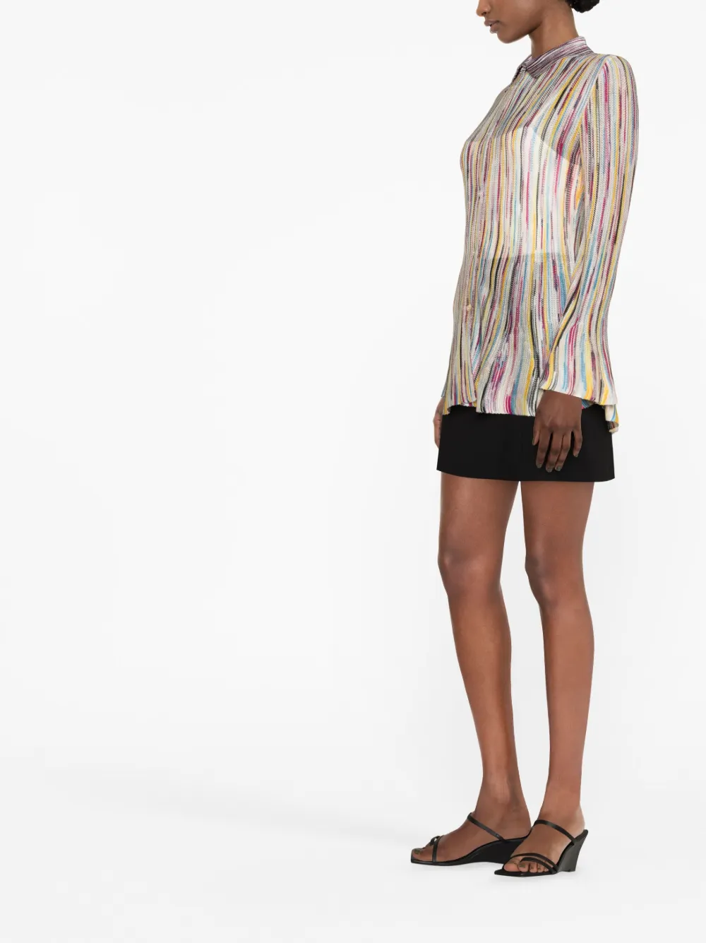 Missoni Flexage Space Dyed Shirt In Rosa