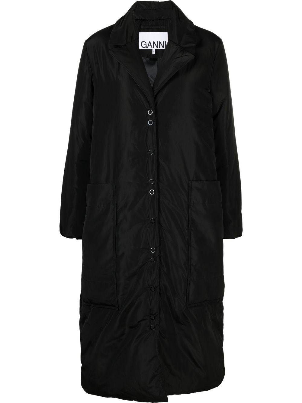 GANNI single-breasted Coat - Farfetch