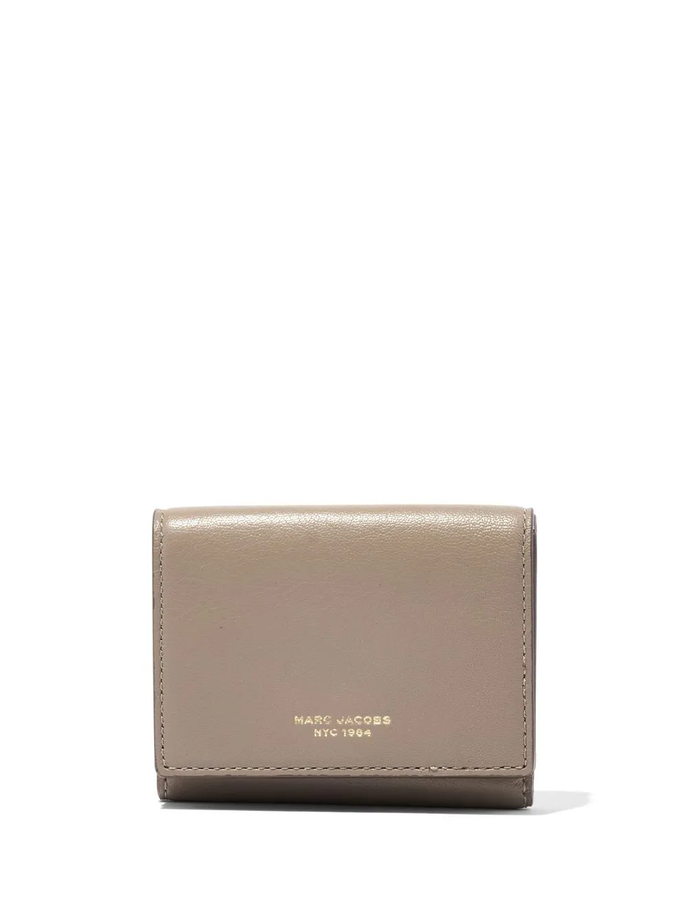 

Marc Jacobs The Medium engraved-logo wallet - Neutrals