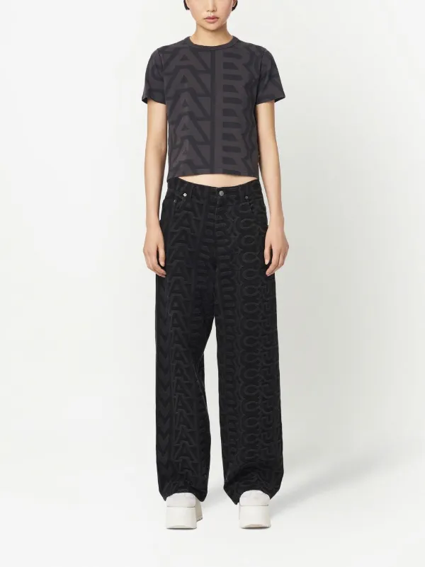 Marc Jacobs The Monogram Baby Cotton T-shirt | Grey | FARFETCH