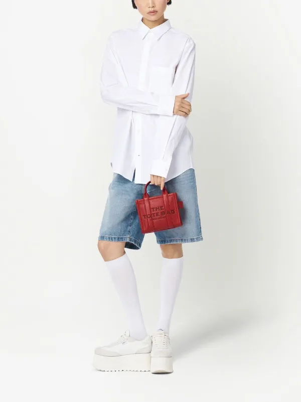 Marc Jacobs The Leather Crossbody Tote bag | Red | FARFETCH