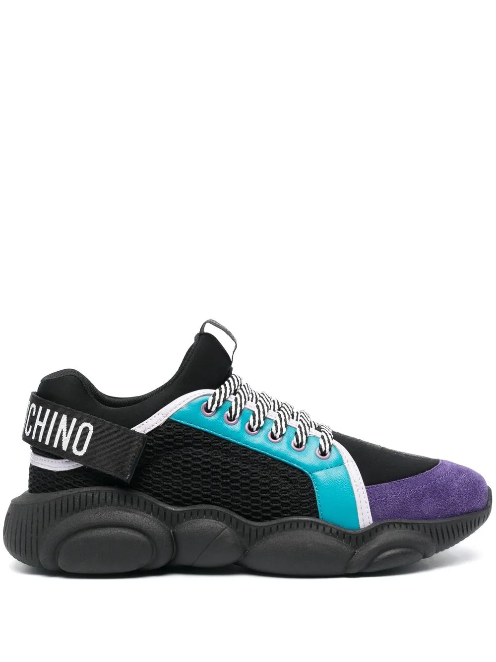 

Moschino colour-block low-top sneakers - Black