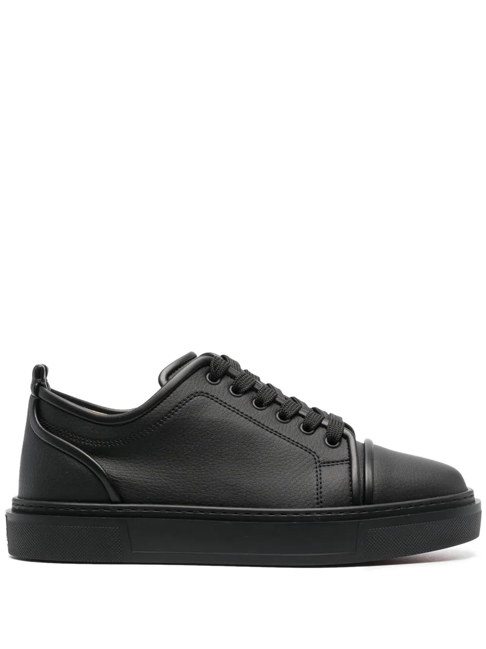 Christian Louboutin round-toe low-top sneakers | Black | Image 1