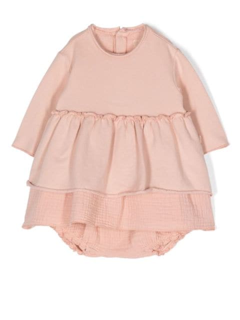 TEDDY & MINOU round-neck ruffle dress