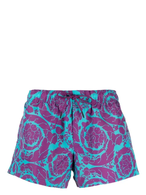 Versace Barocco-print swimming shorts