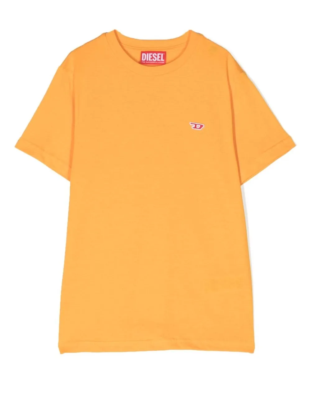 

Diesel Kids playera con logo bordado - Naranja