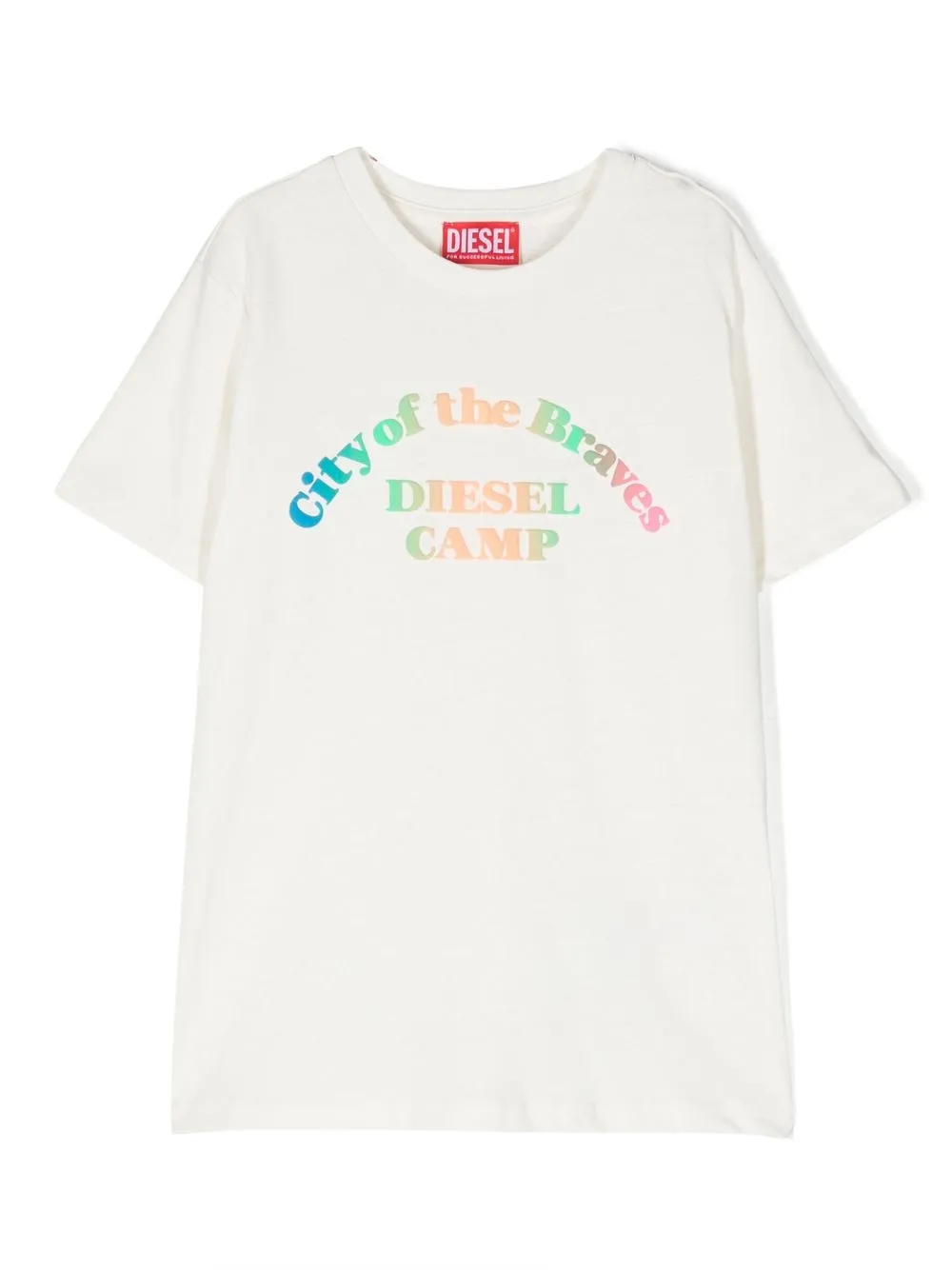 

Diesel Kids playera con eslogan estampado - Neutro