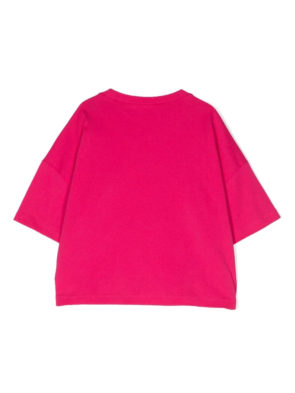 Diesel Kids T-shirt met logoprint - Roze