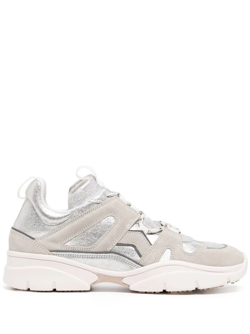 

Isabel Marant metallic low-top sneakers - Silver