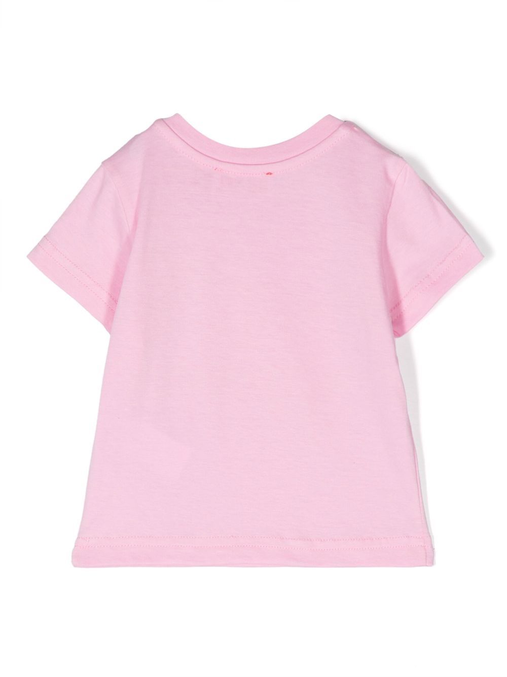 Diesel Kids T-shirt met logoprint - Roze