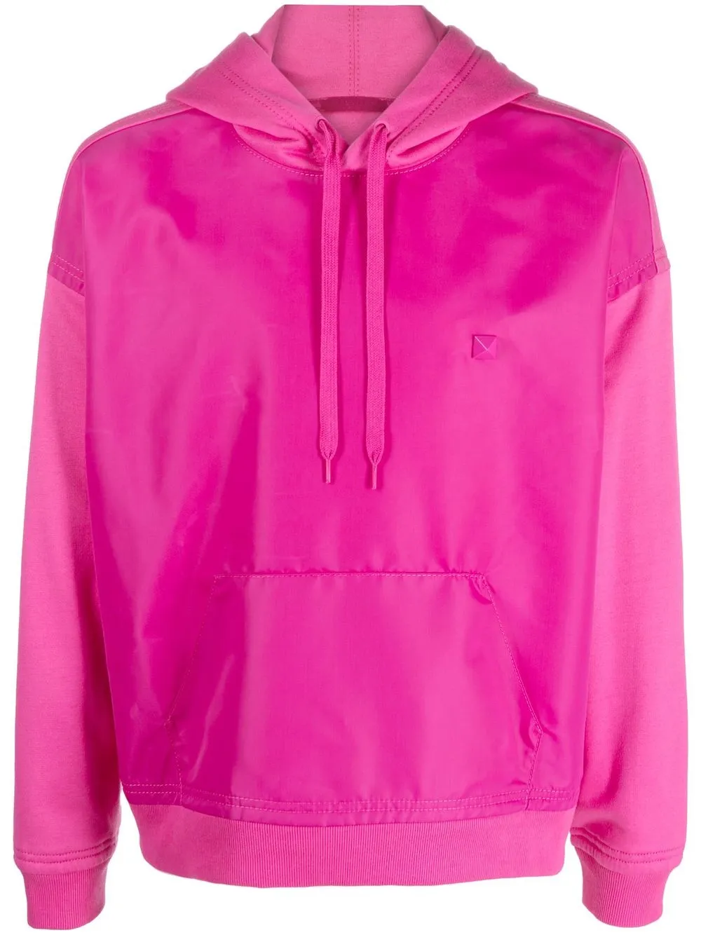 Valentino Rockstud drawstring hoodie - Pink