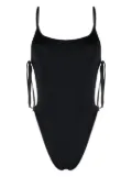 Blumarine open tie-side swimsuit - Black