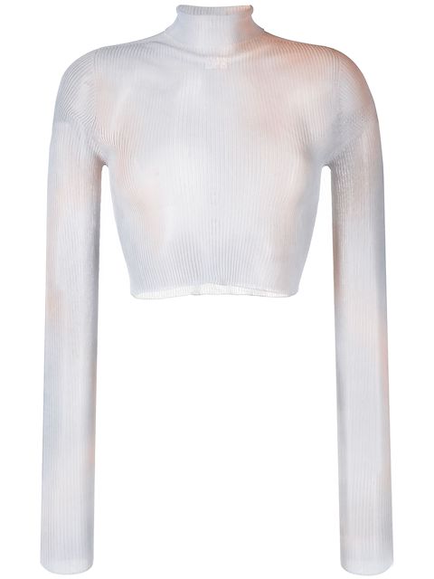 Off-White Seethr cropped top