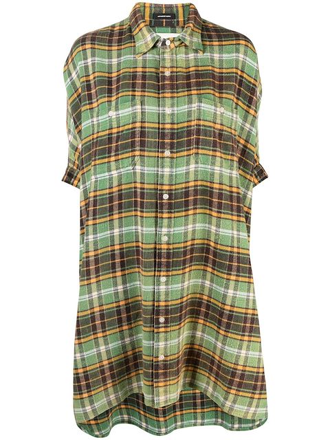 R13 Hemdkleid im Oversized-Look