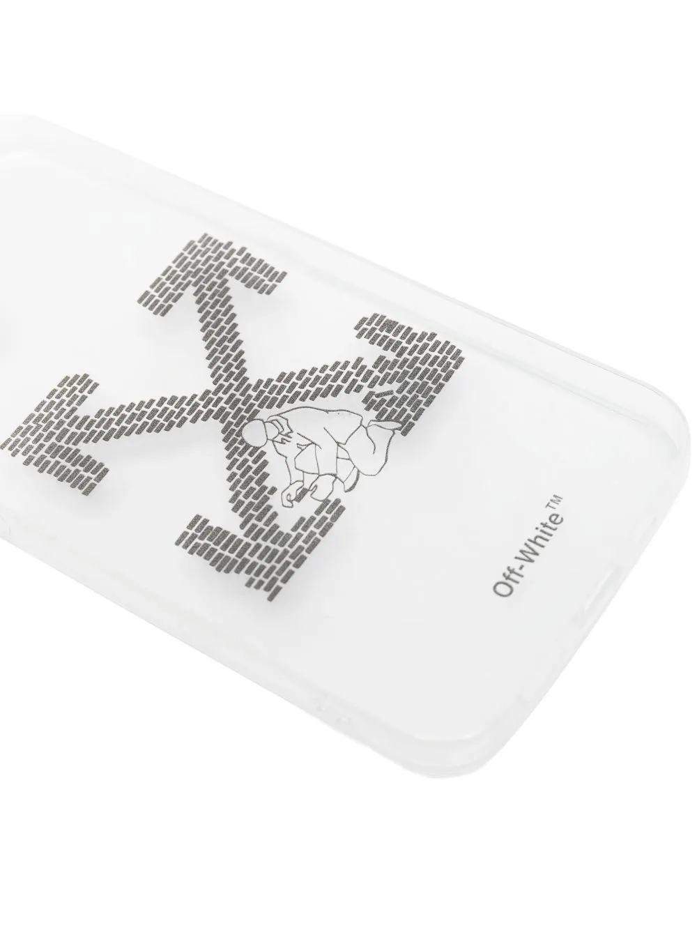 OffWhite Clear logoprint Iphone 13 Case Farfetch