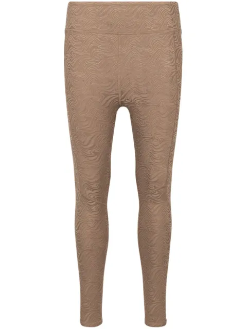 Twenty Montreal leggins Swirl 3D Activewear Mocha Brown