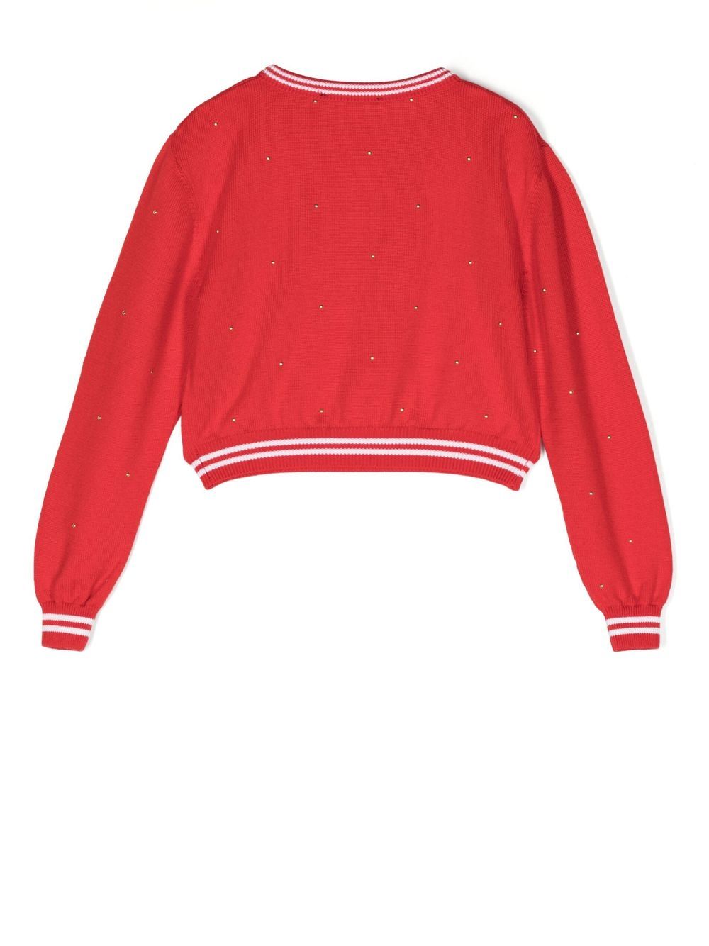 Balmain Kids Trui met geborduurd logo - Rood