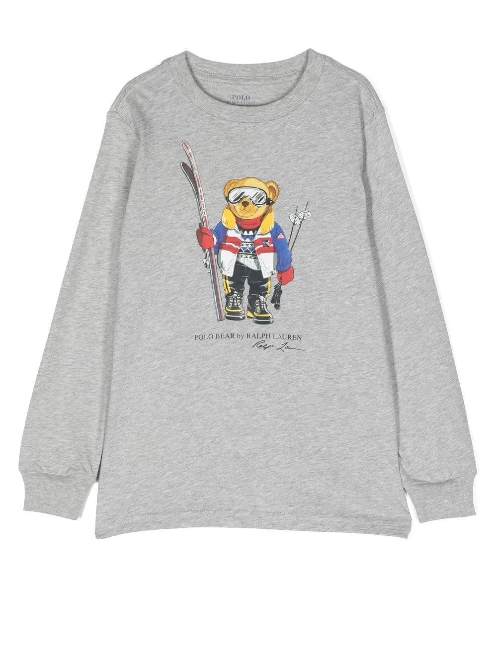 

Ralph Lauren Kids Polo Bear-print sweatshirt - Grey