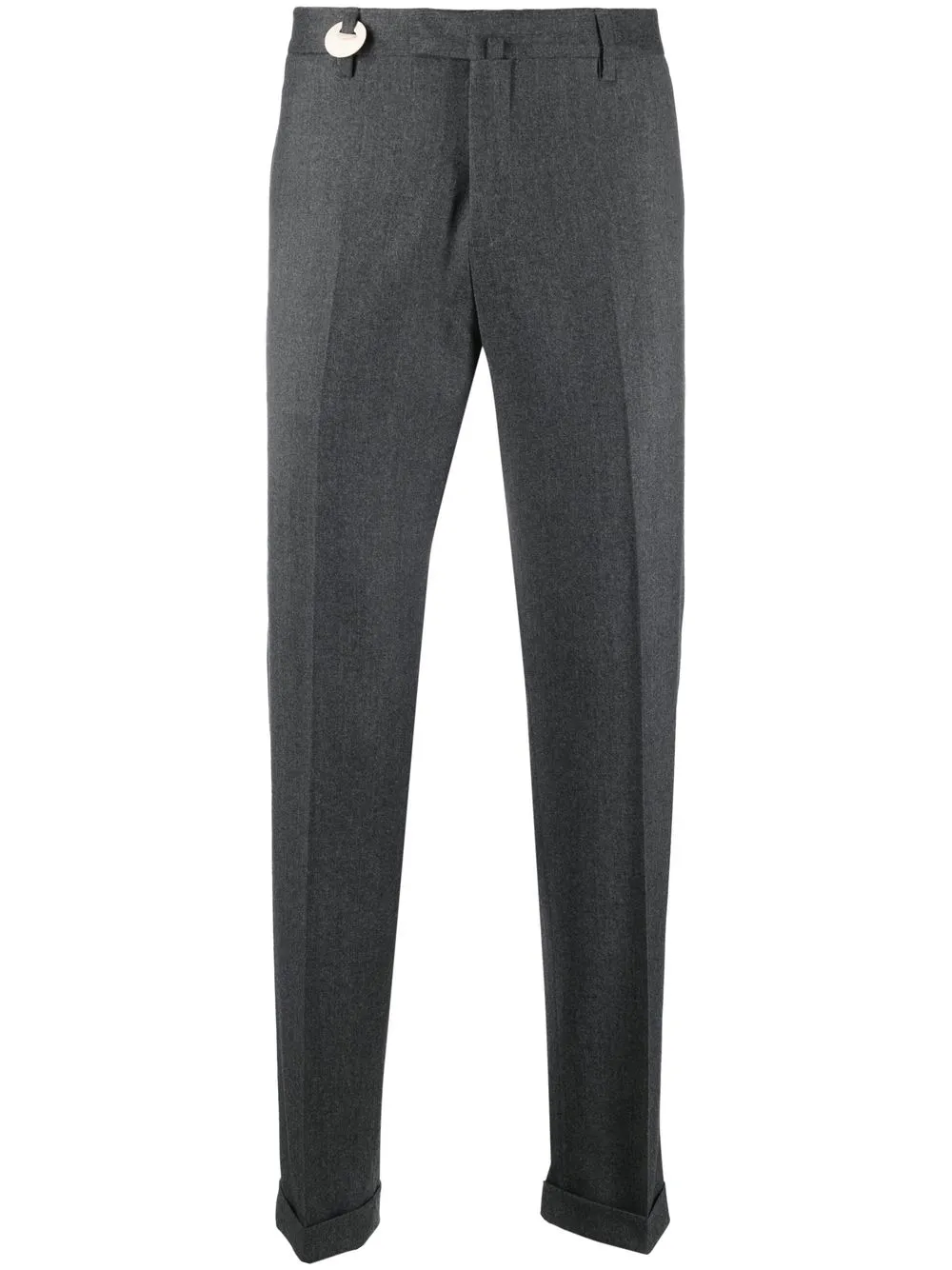 

Briglia 1949 logo-plaque wool trousers - Grey