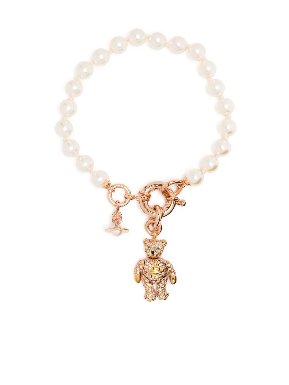 

Vivienne Westwood crystal-embellished bracelet - Gold