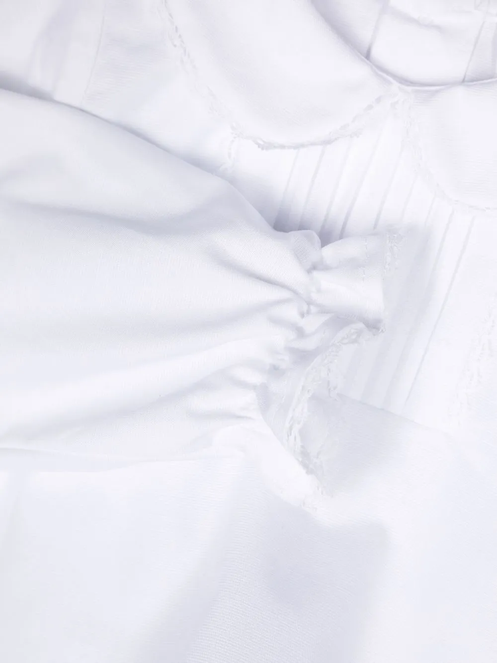  Douuod Kids Bluse Mit Bubikragen   Weiß 