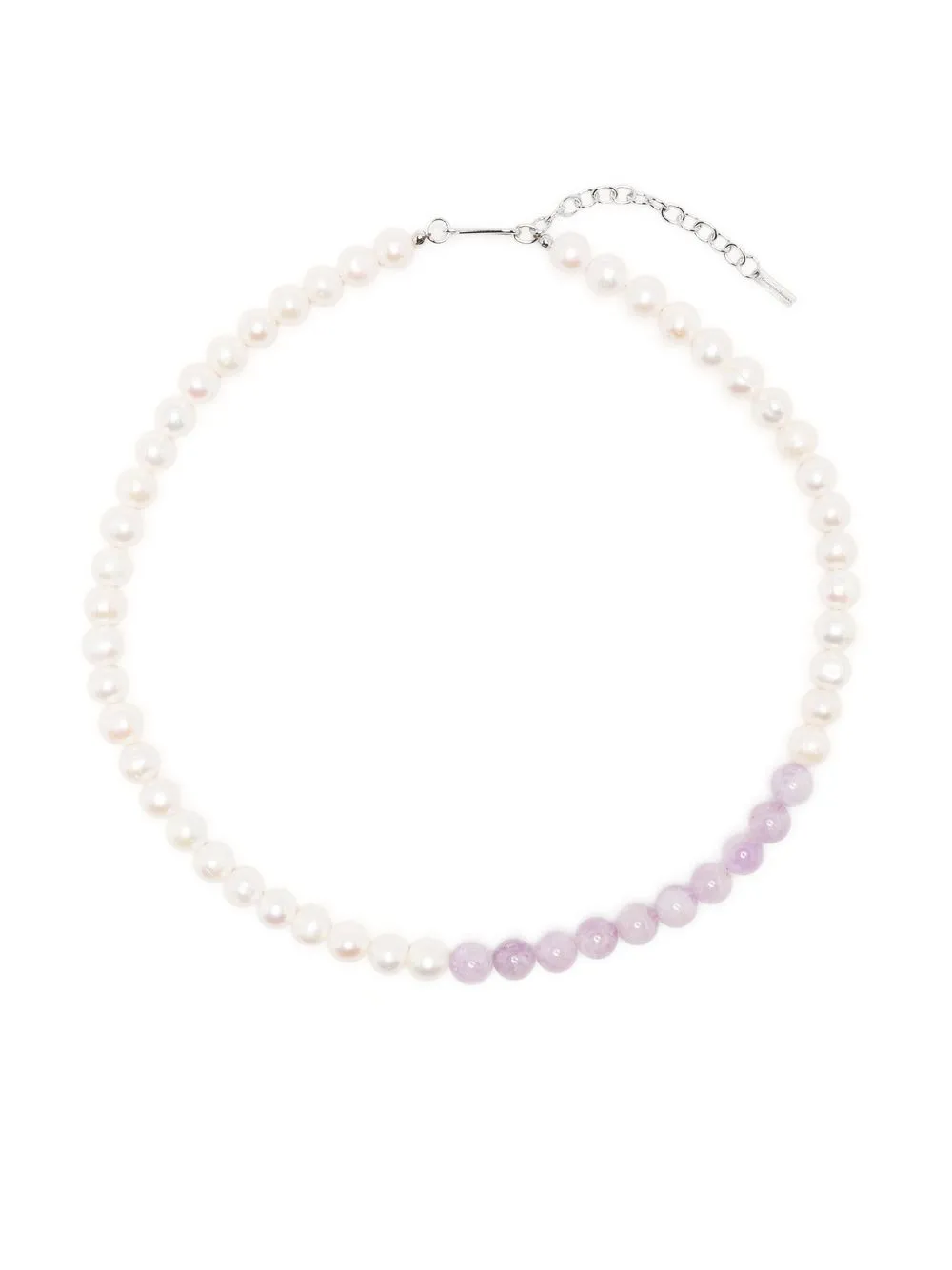 

Completedworks jade beaded necklace - White