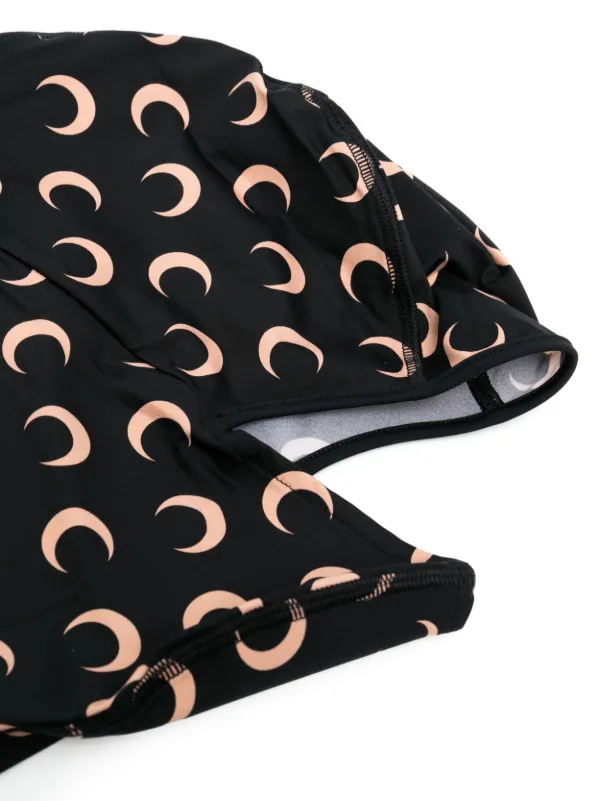 Marine Serre Regenerated Moon-print Balaclava | Black | FARFETCH GR