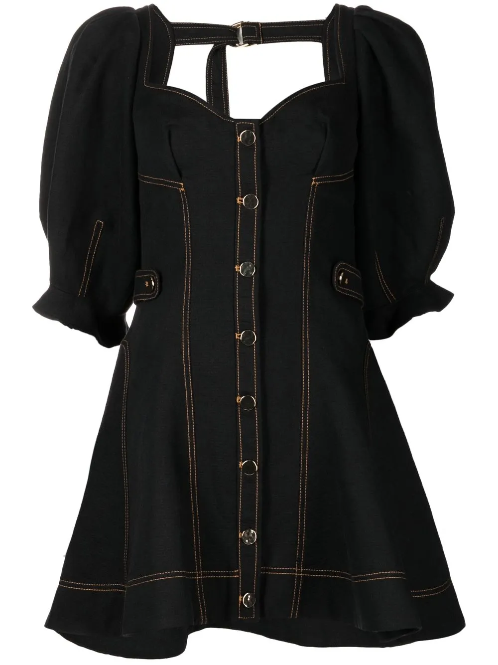 Acler Brookman denim mini dress