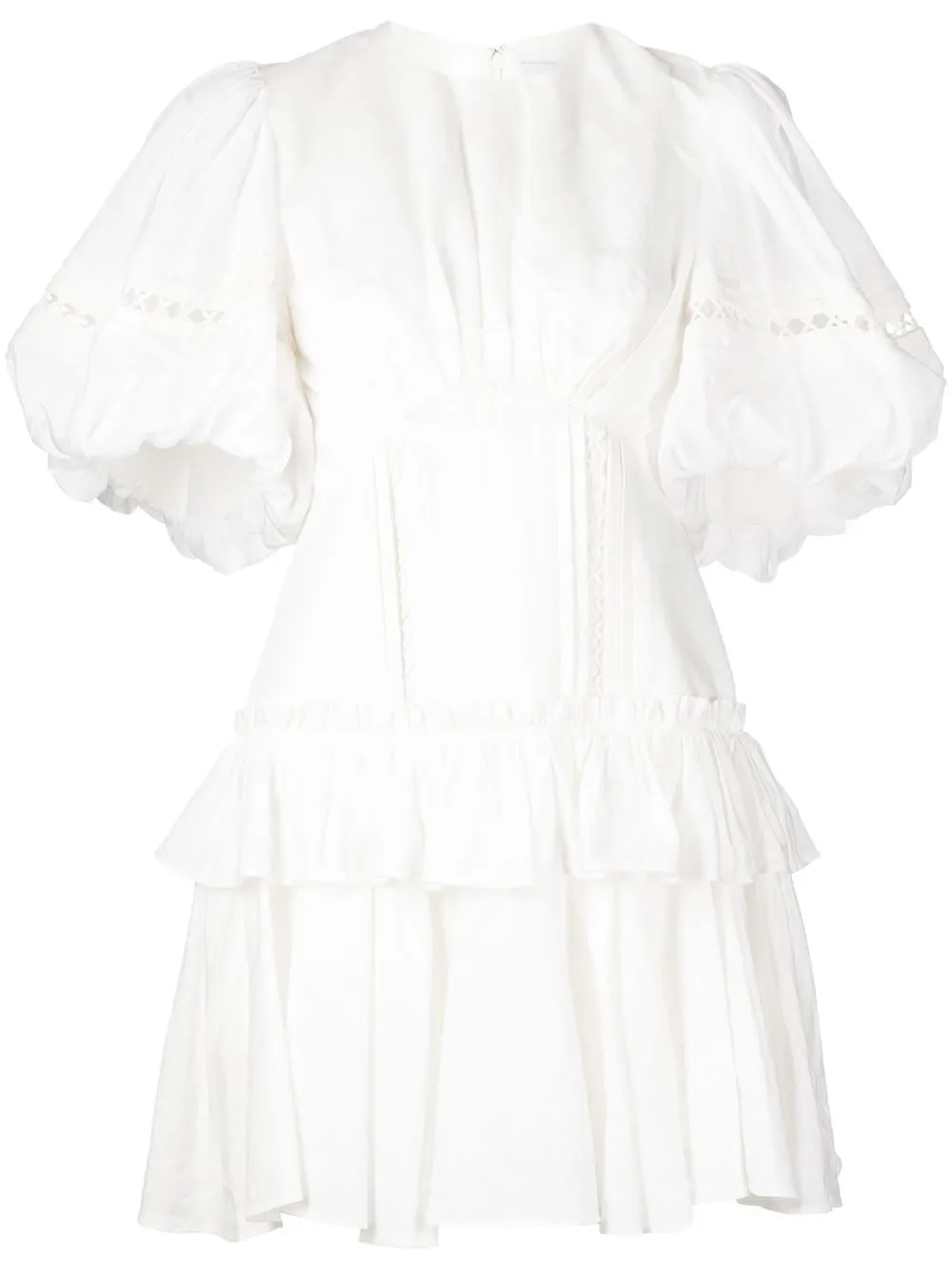 Clovelly ruffle mini dress
