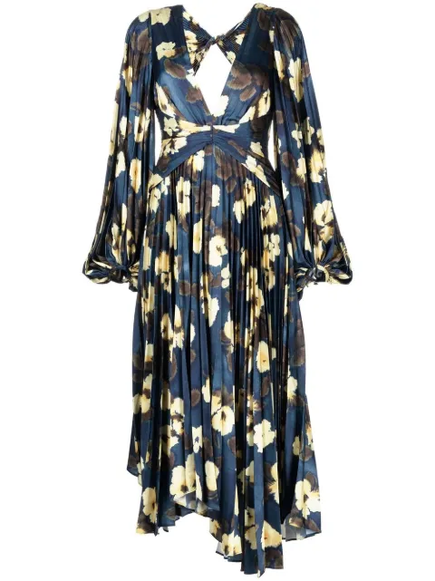 Acler Palms mid-length dress