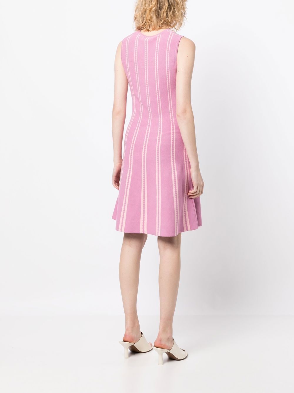 Shop Acler Otford Cut-out Detail Dress In Pink