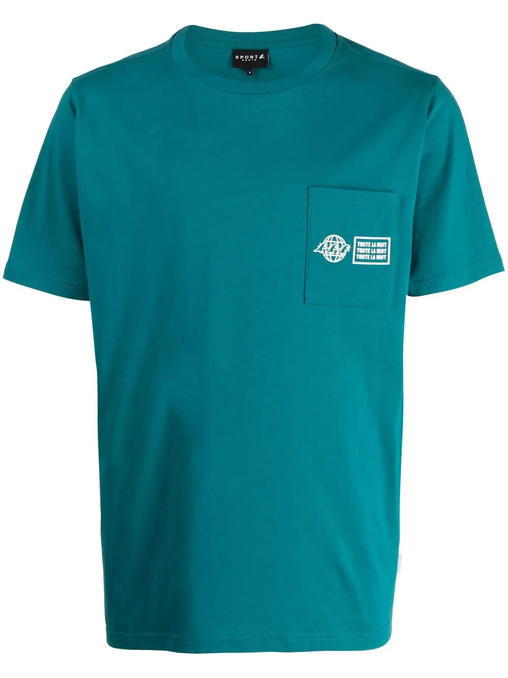 

SPORT b. by agnès b. chest-pocket crew-neck T-shirt - Green