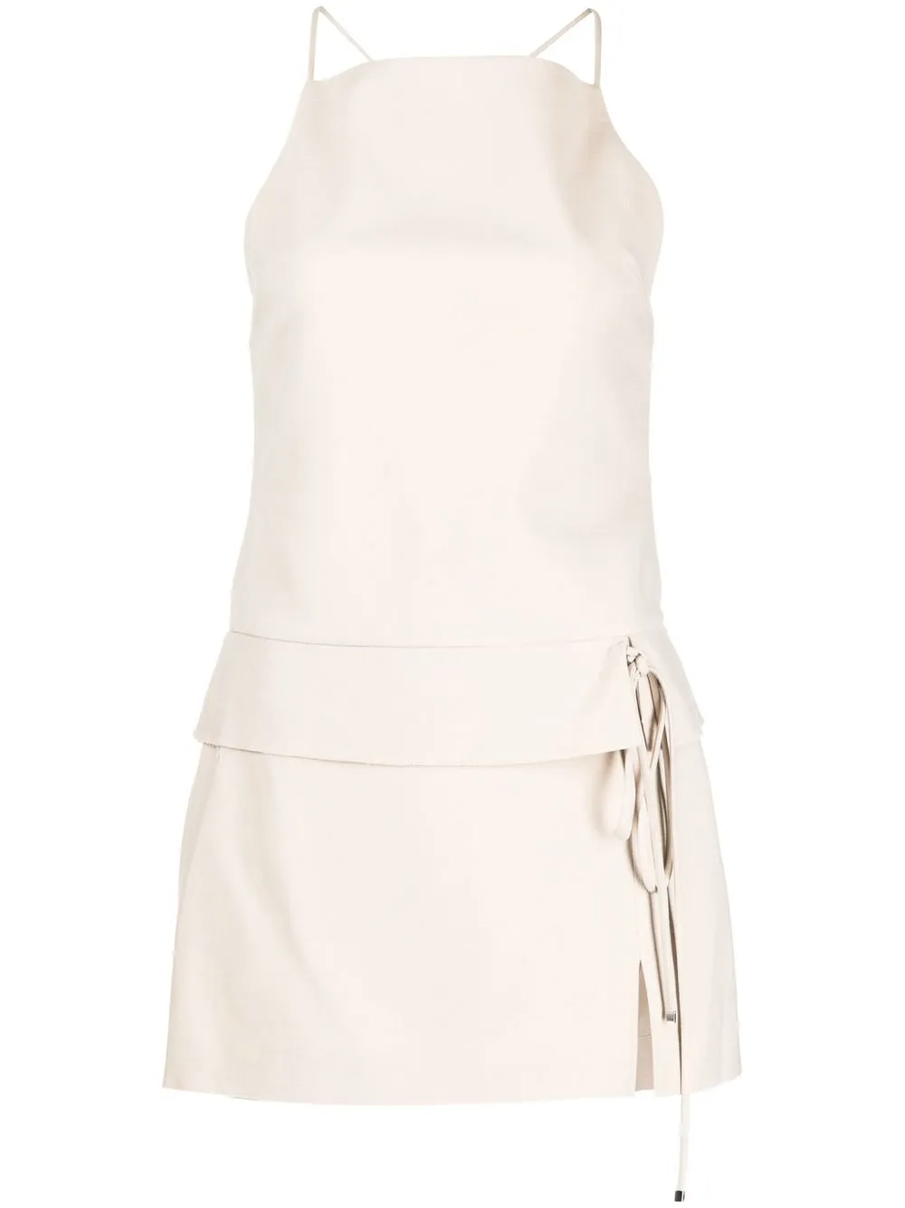 

BEC + BRIDGE Heidi tie-fastened mini dress - Neutrals