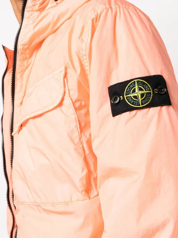 Stone Island logo-patch Zipped Jacket 