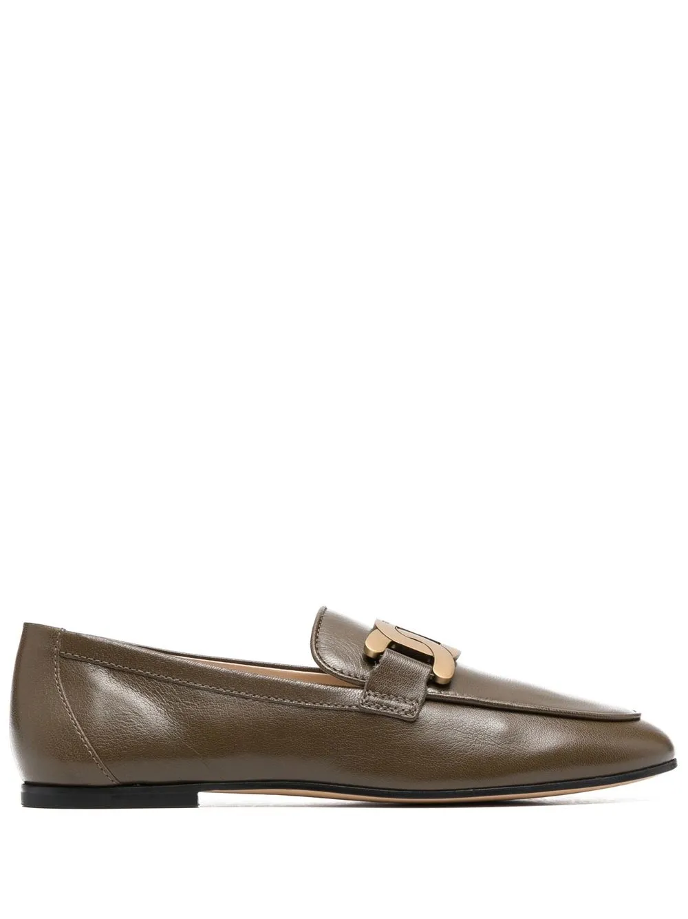 

Tod's chain-strap loafers - Green