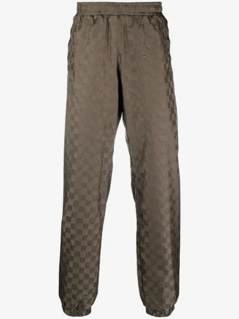 MISBHV monogram-pattern trackpants