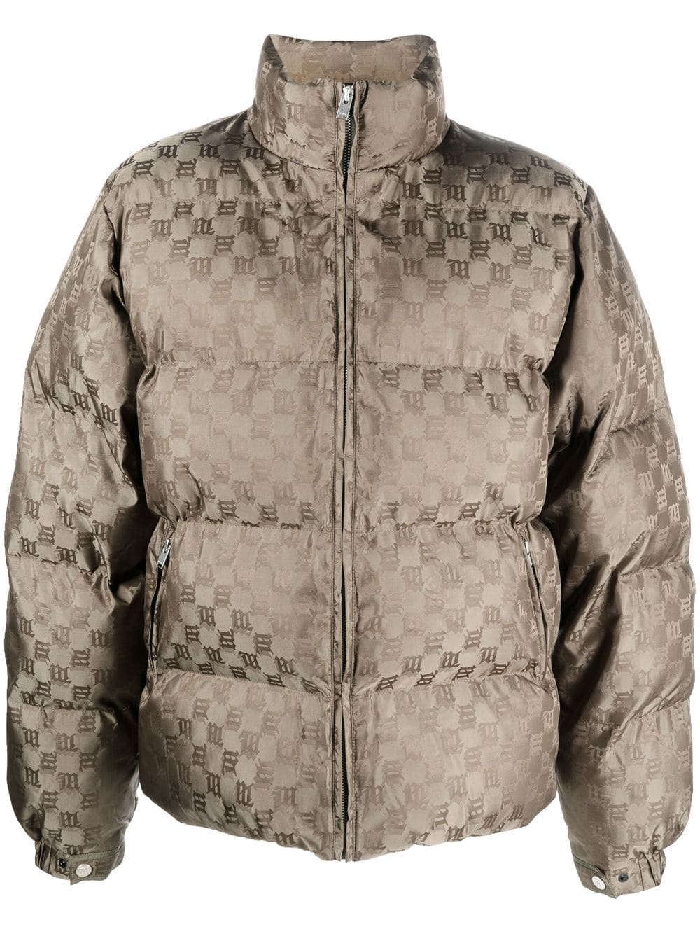 MISBHV all-over Monogram Print Padded Coat - Farfetch